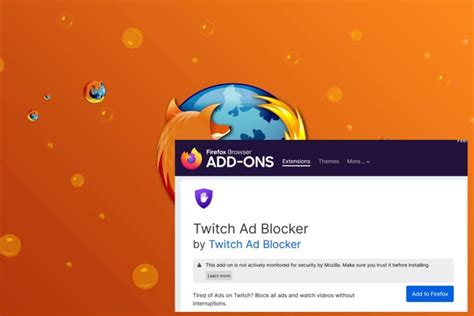 twitch adblocker firefox|How to Download & Install Twitch Adblock on Firefox